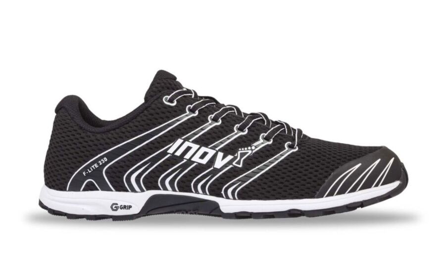 Inov-8 F-lite G 230 Mens Training Shoes Black/White Australia (VHPQDB930)